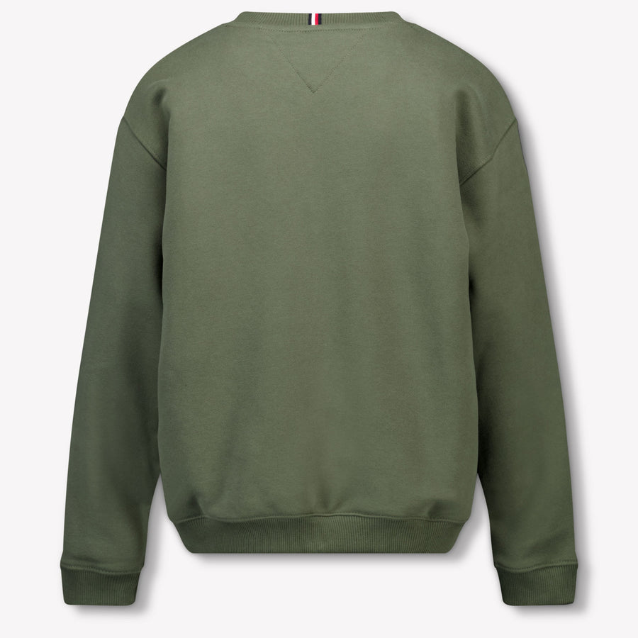 Tommy Hilfiger Kids Unisex Sweater  Army