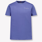 Tommy Hilfiger Kids Unisex T-Shirt  Blue