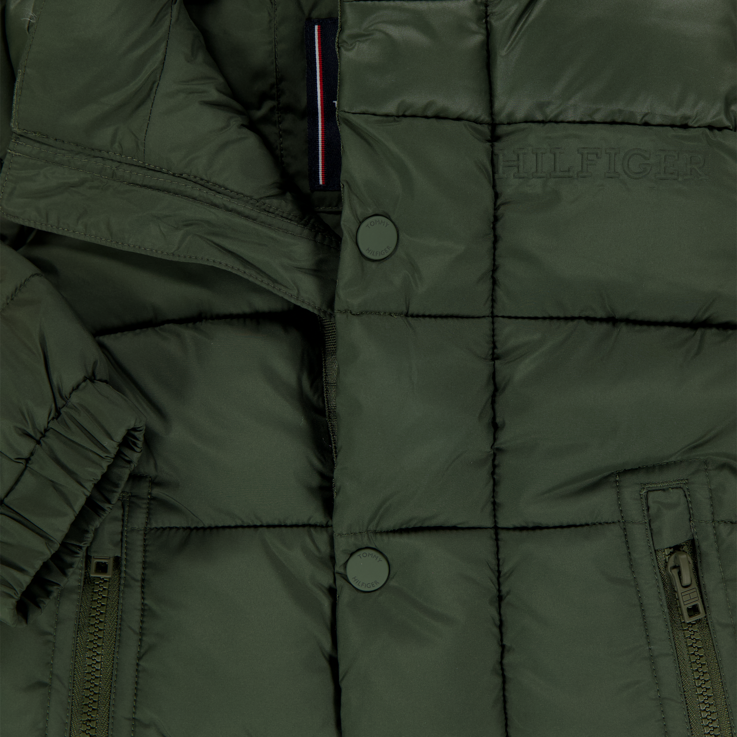 Tommy Hilfiger Baby Jongens Winterjas In Army