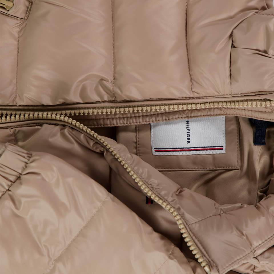Tommy Hilfiger Baby Girls Winter Jacket  Beige