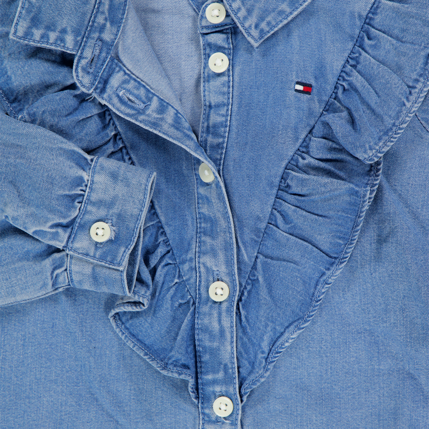 Tommy Hilfiger Baby Meisjes Blouse In Blauw