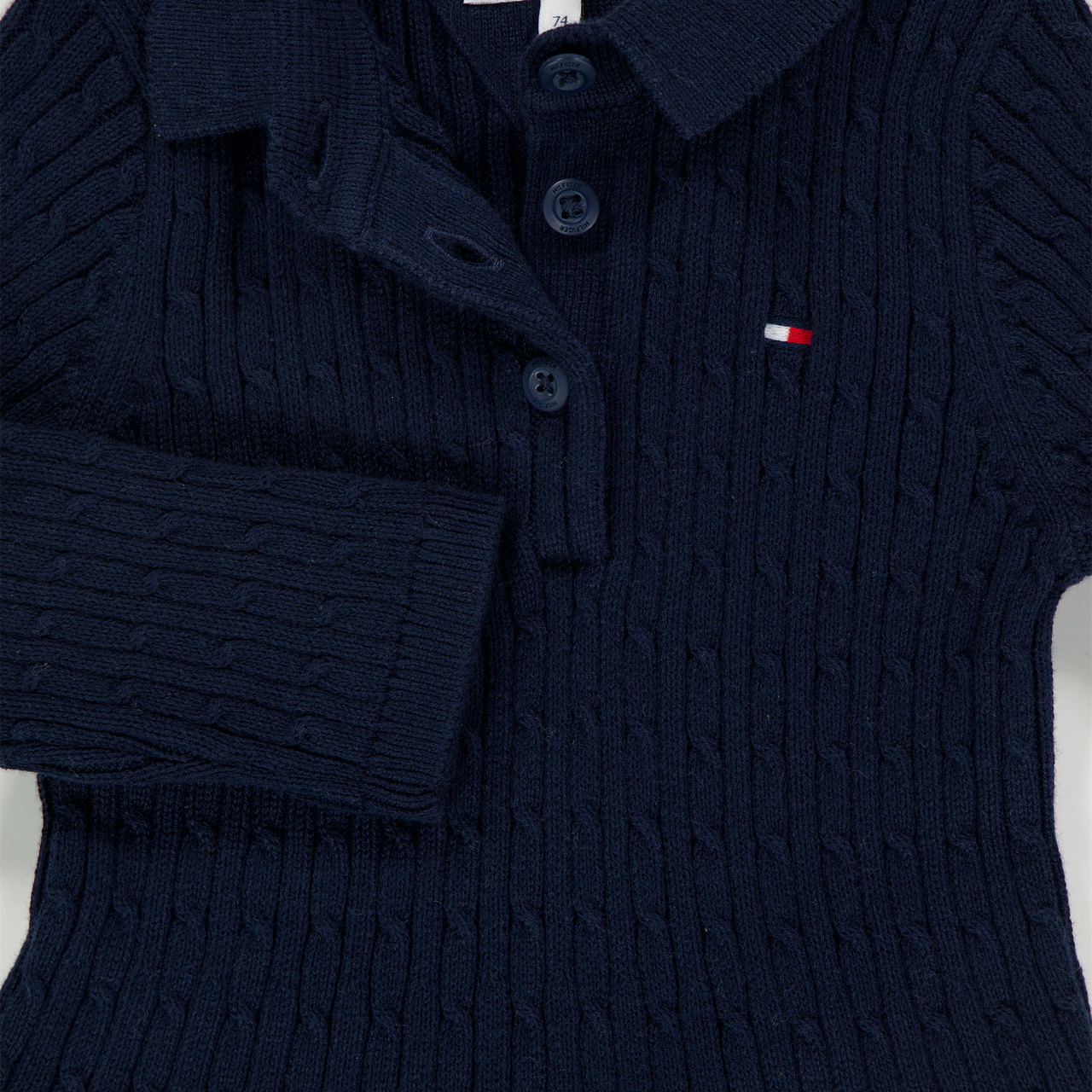 Tommy Hilfiger Baby Meisjes Jurk In Navy
