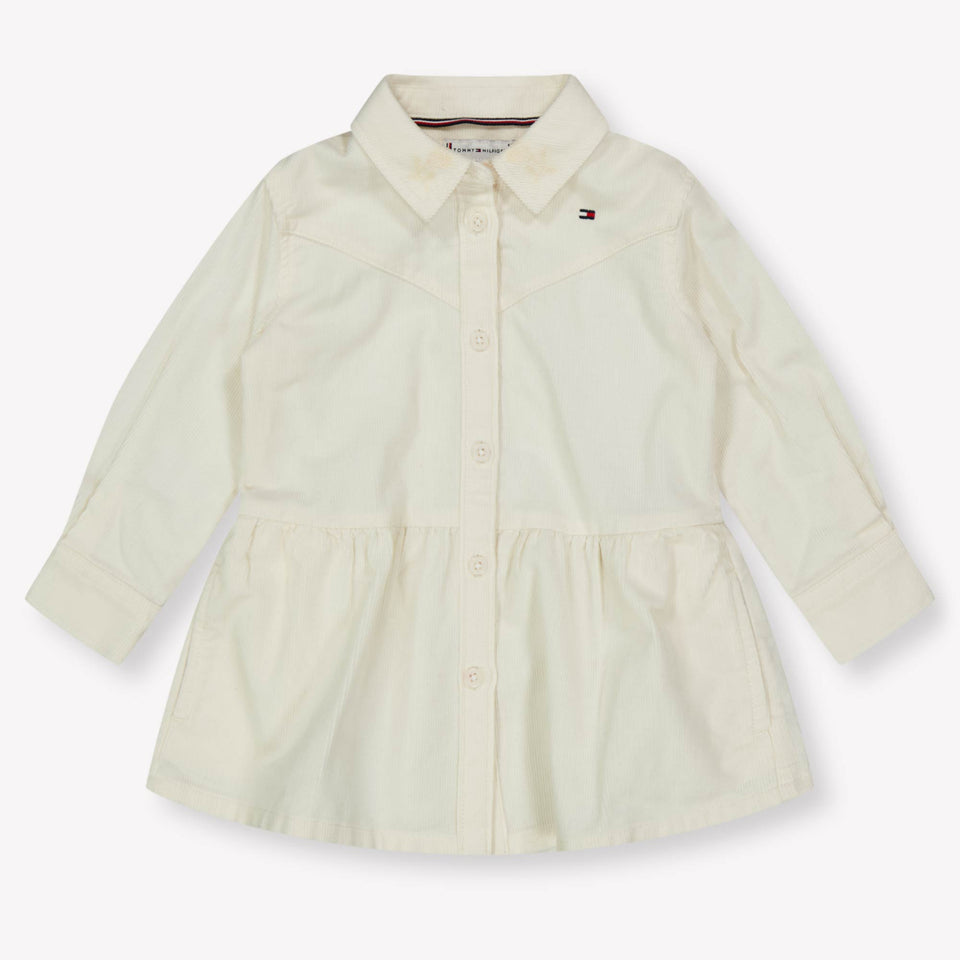 Tommy Hilfiger Baby Meisjes Jurk In Off White