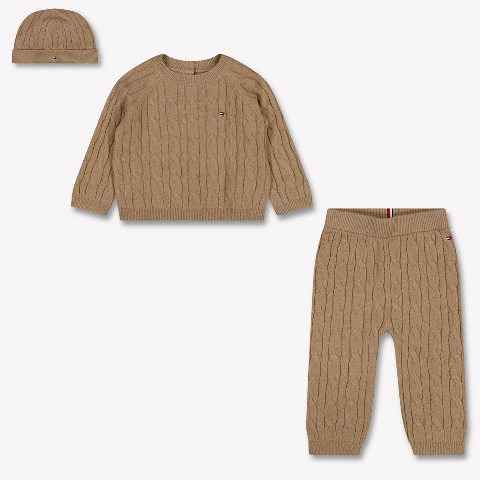 Tommy Hilfiger Baby Unisex Set  Beige
