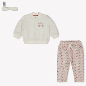 Tommy Hilfiger Baby Girls Set  Offwhite
