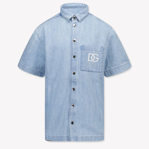 Dolce & Gabbana Kids Boys Blouse  Light Blue