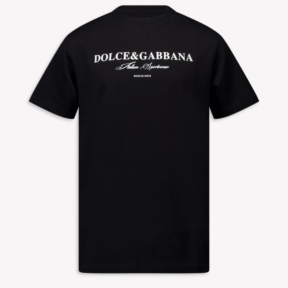 Dolce & Gabbana Kids Boys  T-Shirt Black