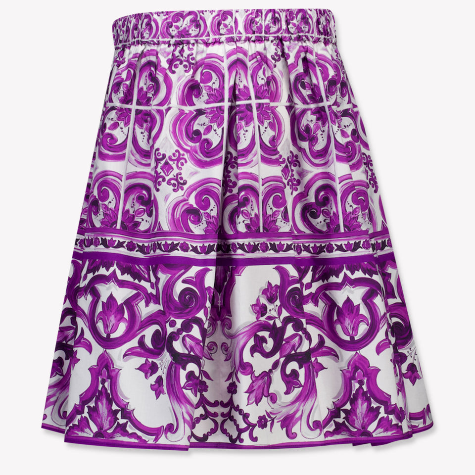 Dolce & Gabbana Kids Girls Skirt White