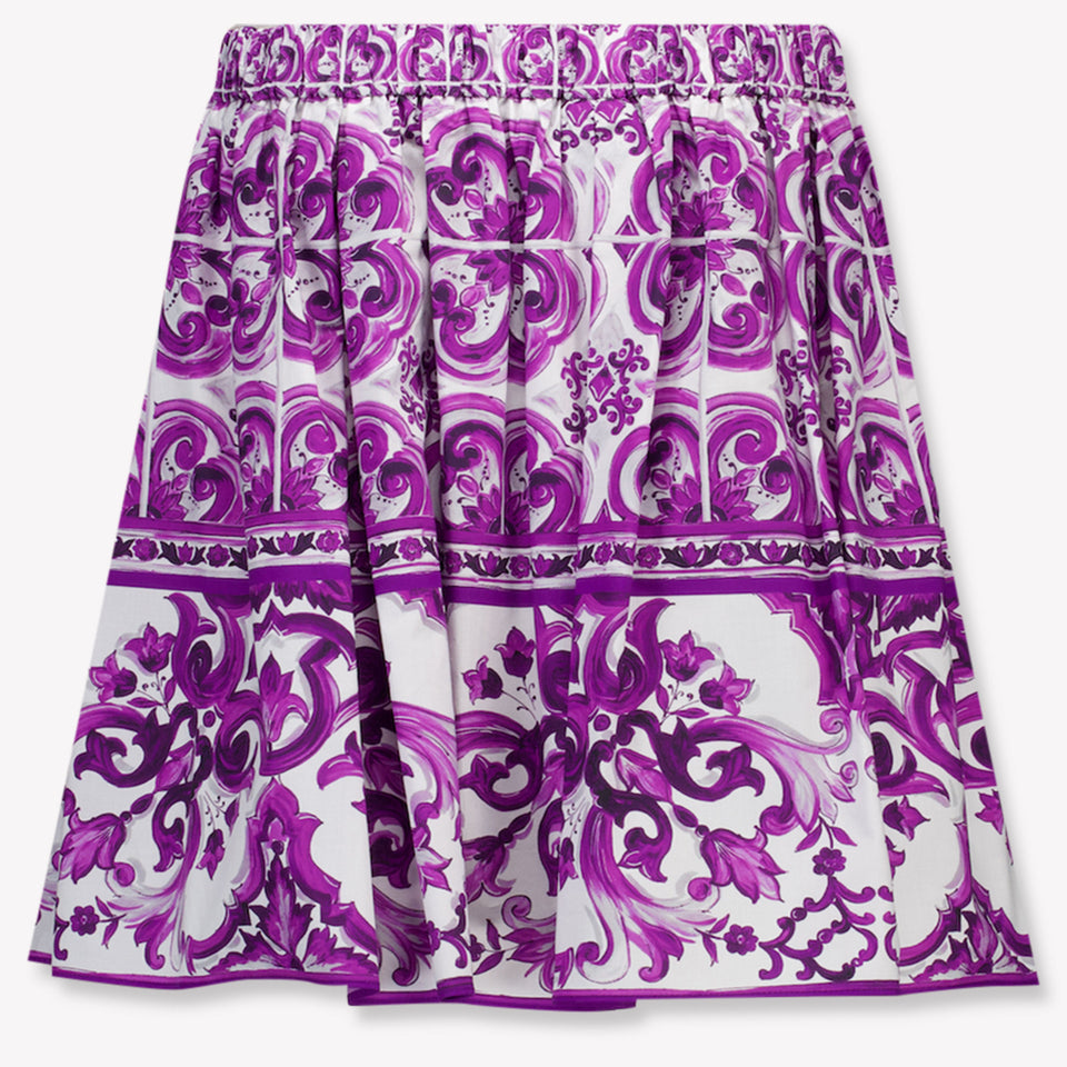 Dolce & Gabbana Kids Girls Skirt White