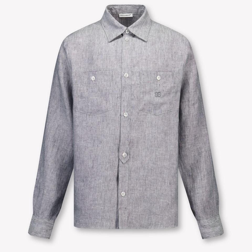Dolce & Gabbana Kinder Jongens Blouse In Grijs