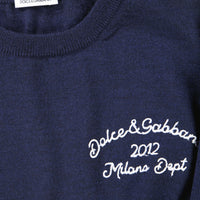 Dolce & Gabbana Kids Boys Sweater  Navy
