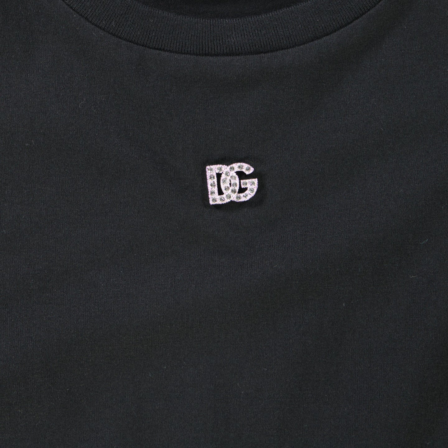 Dolce & Gabbana Kids Girls  T-Shirt Black