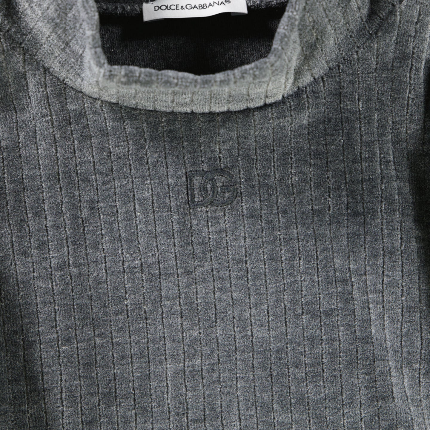 Dolce & Gabbana Kids Girls  T-Shirt Gray
