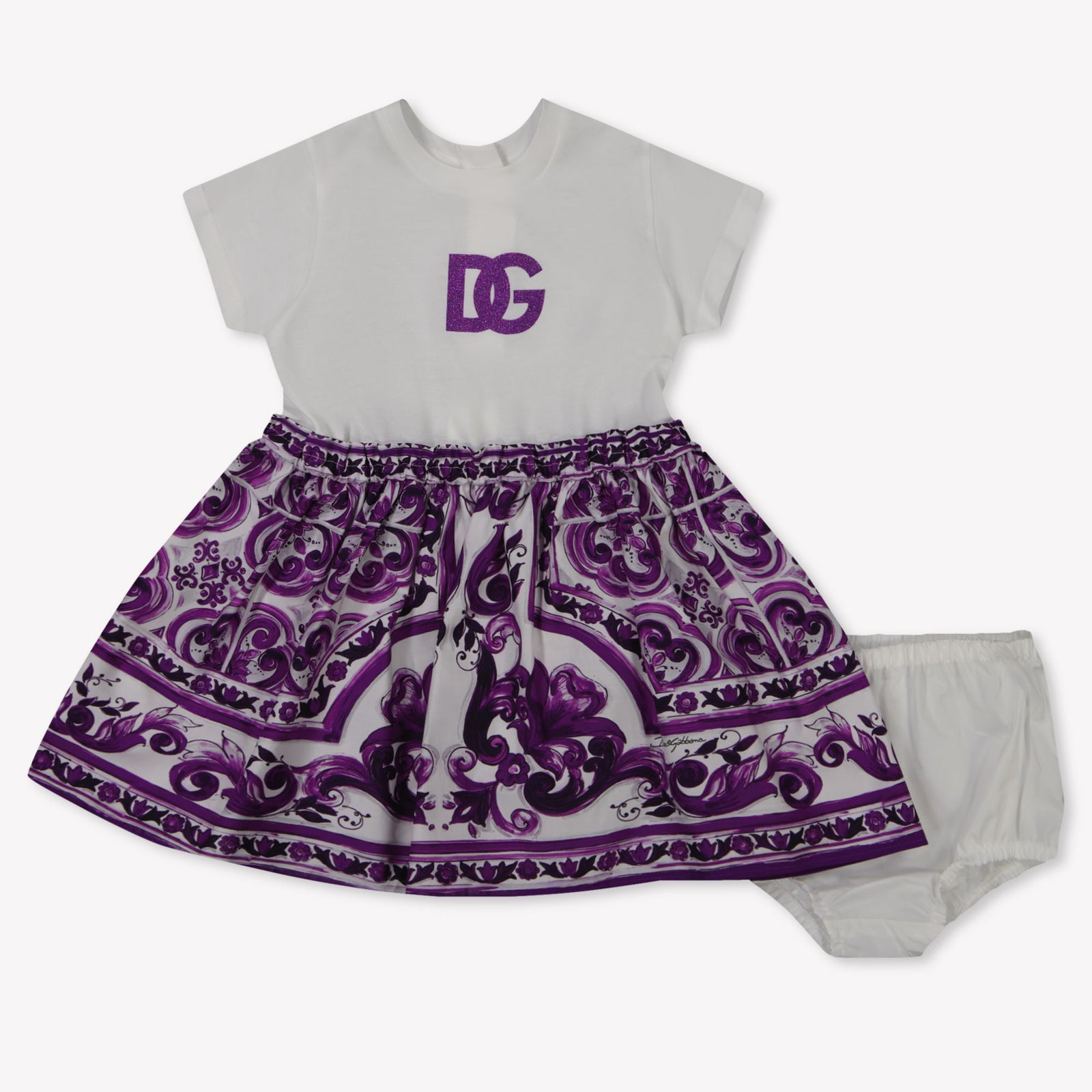 Dolce & Gabbana Baby Girls Dress In White