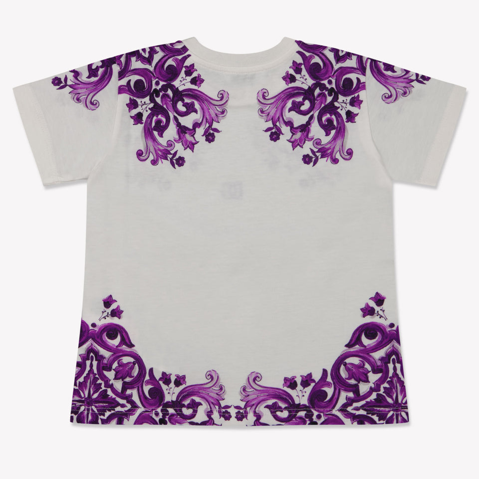 Dolce & Gabbana Baby Girls T-Shirt  White
