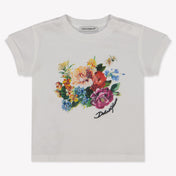 Dolce & Gabbana Baby Girls T-Shirt  White