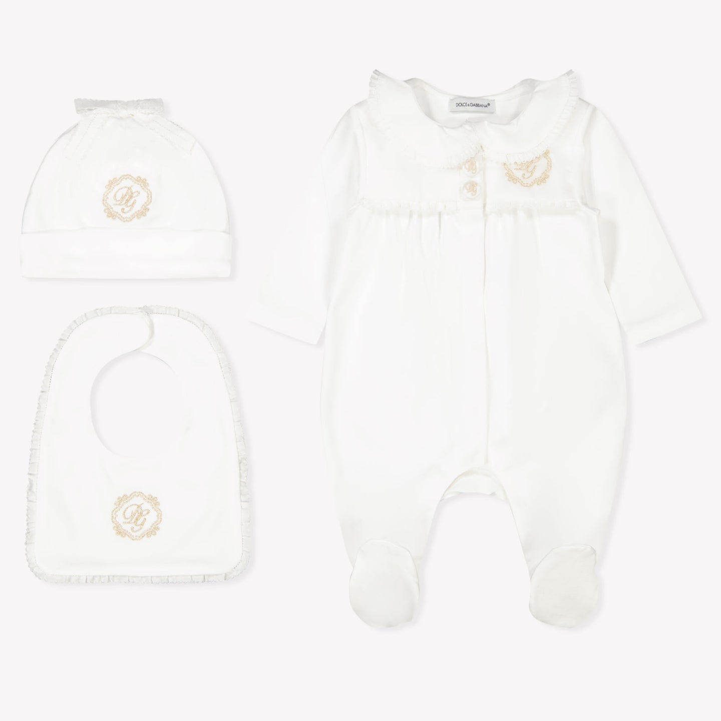 Dolce & Gabbana Baby Meisjes Boxpakje In Wit