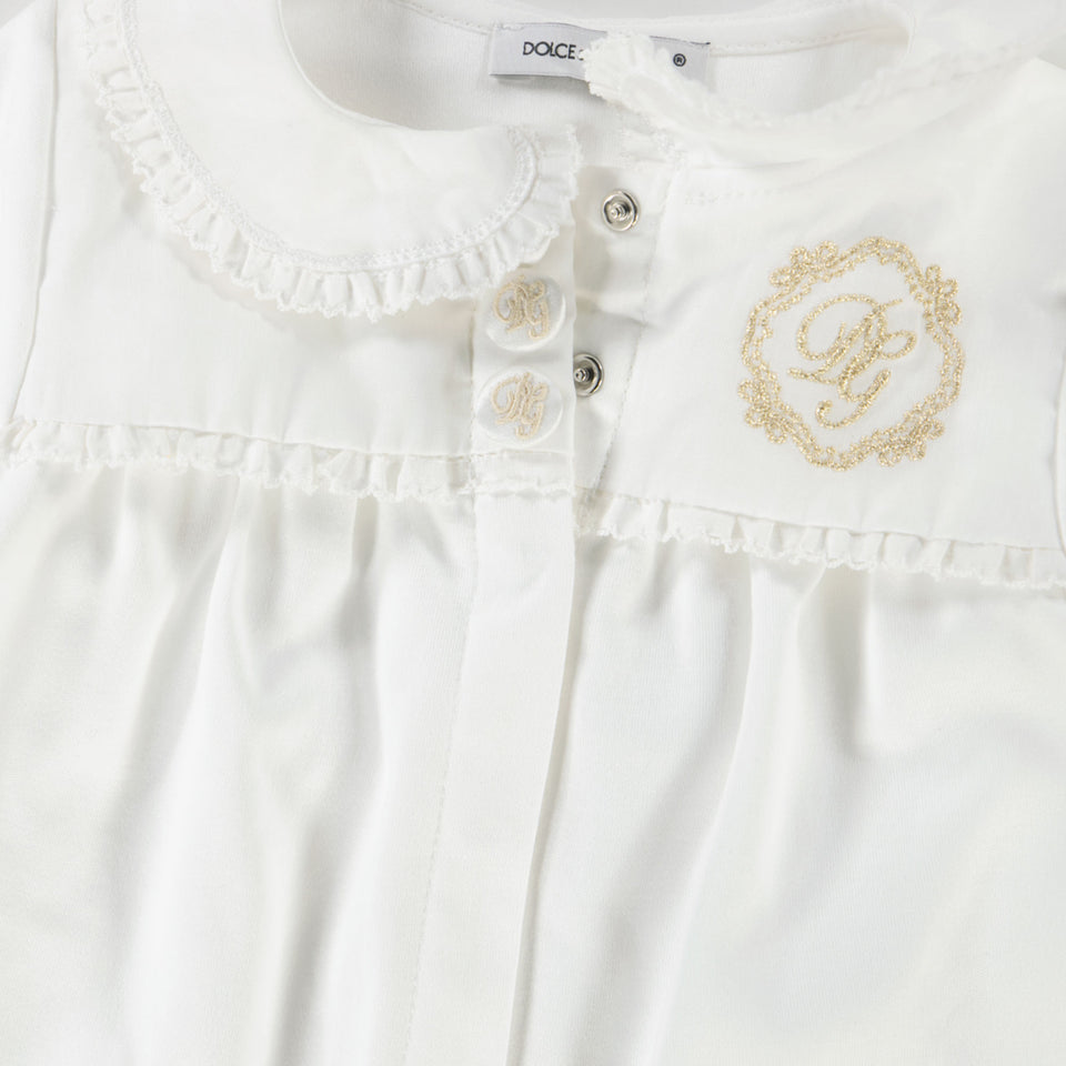 Dolce & Gabbana Baby Meisjes Boxpakje In Wit