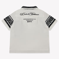 Dolce & Gabbana Baby Jongens Polo In Wit