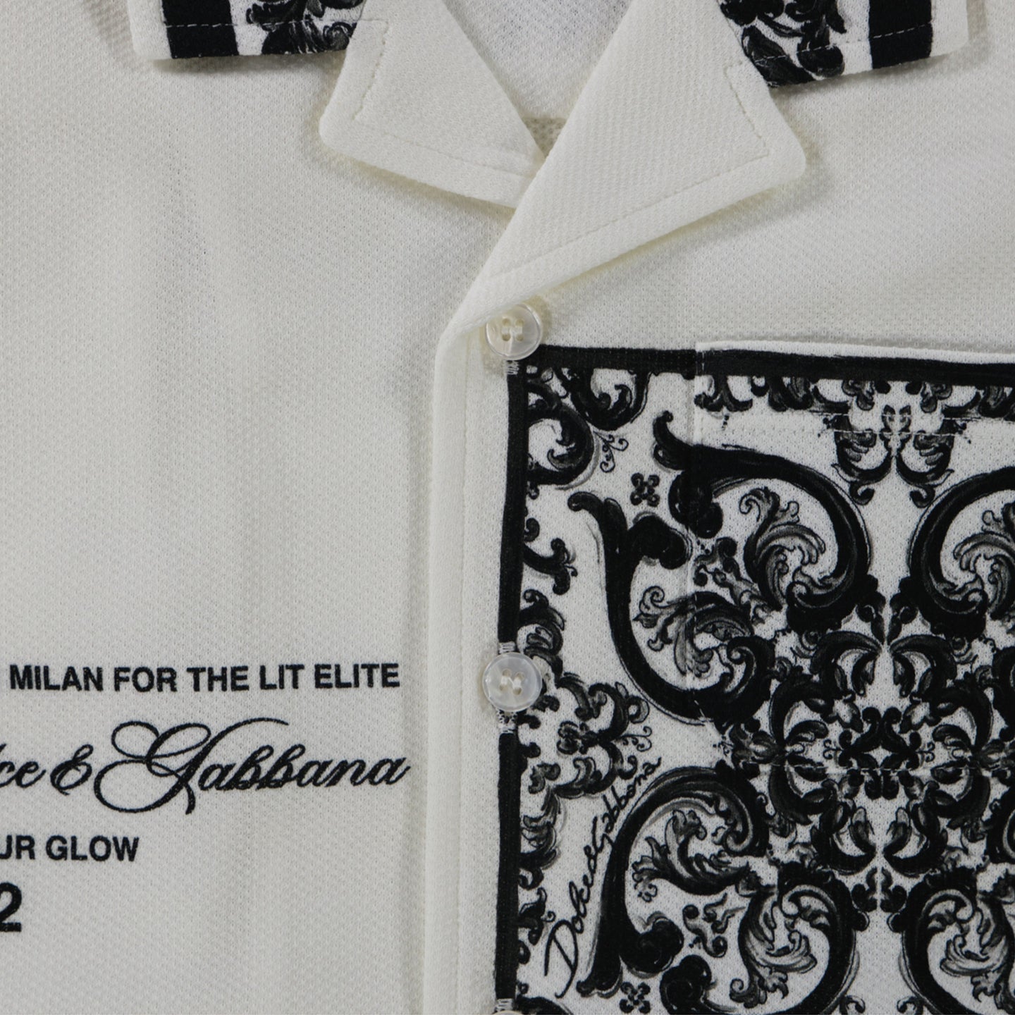 Dolce & Gabbana Baby Jongens Polo In Wit