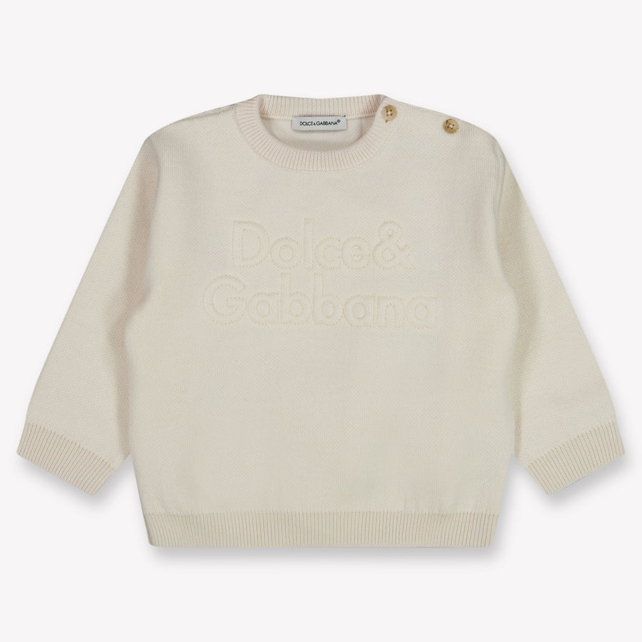 Dolce & Gabbana Baby Boys Sweater in Off-White