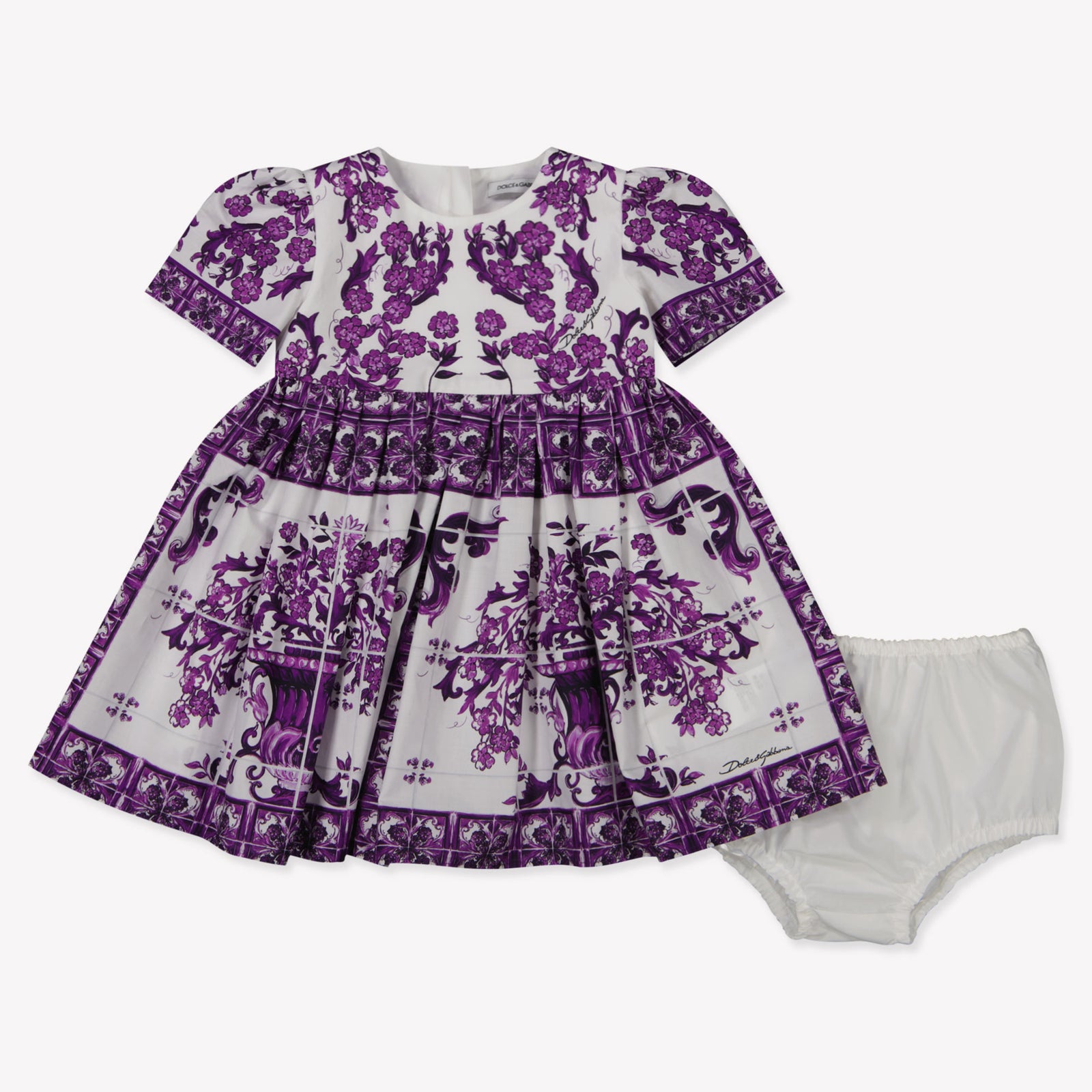 Dolce & Gabbana Baby Girls Dress In White