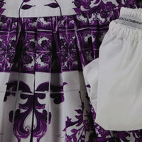 Dolce & Gabbana Baby Meisjes Jurk In Wit