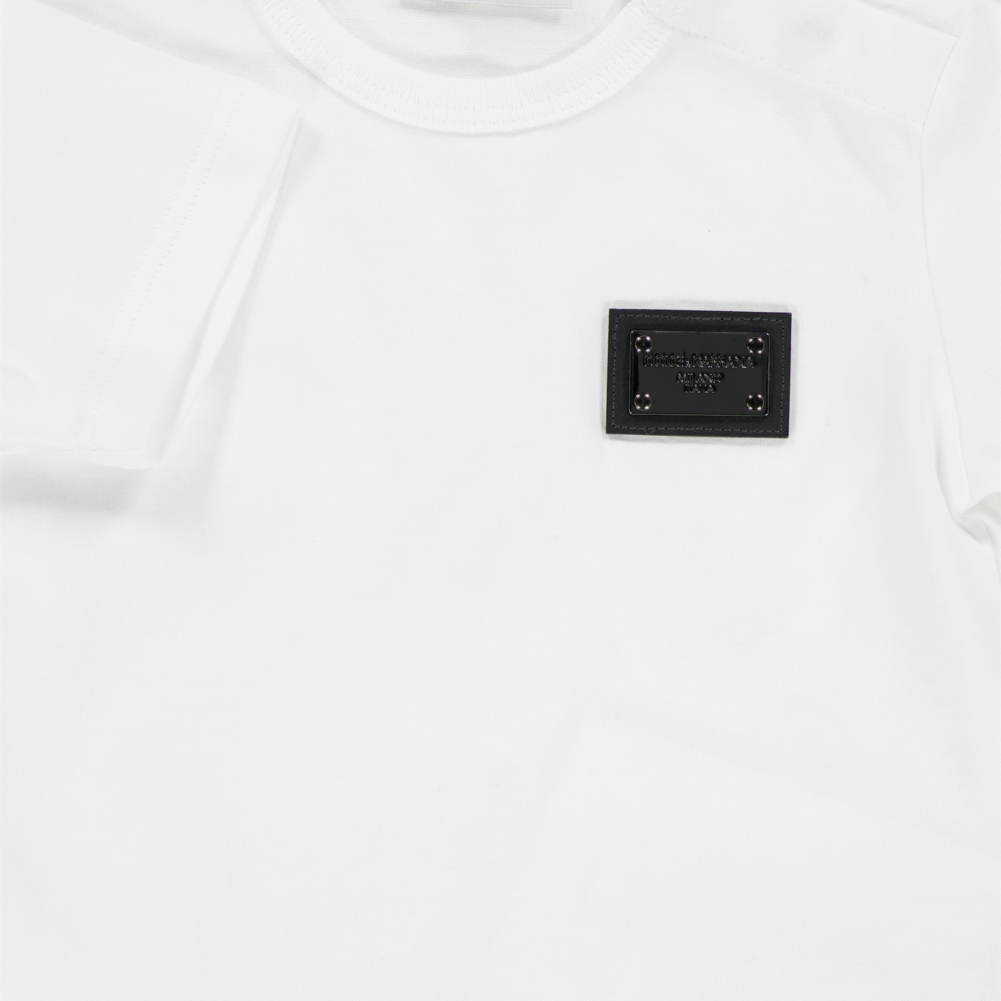 Dolce & Gabbana Baby Jongens T-Shirt In Wit
