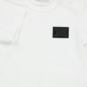 Dolce & Gabbana Baby Jongens T-Shirt In Wit