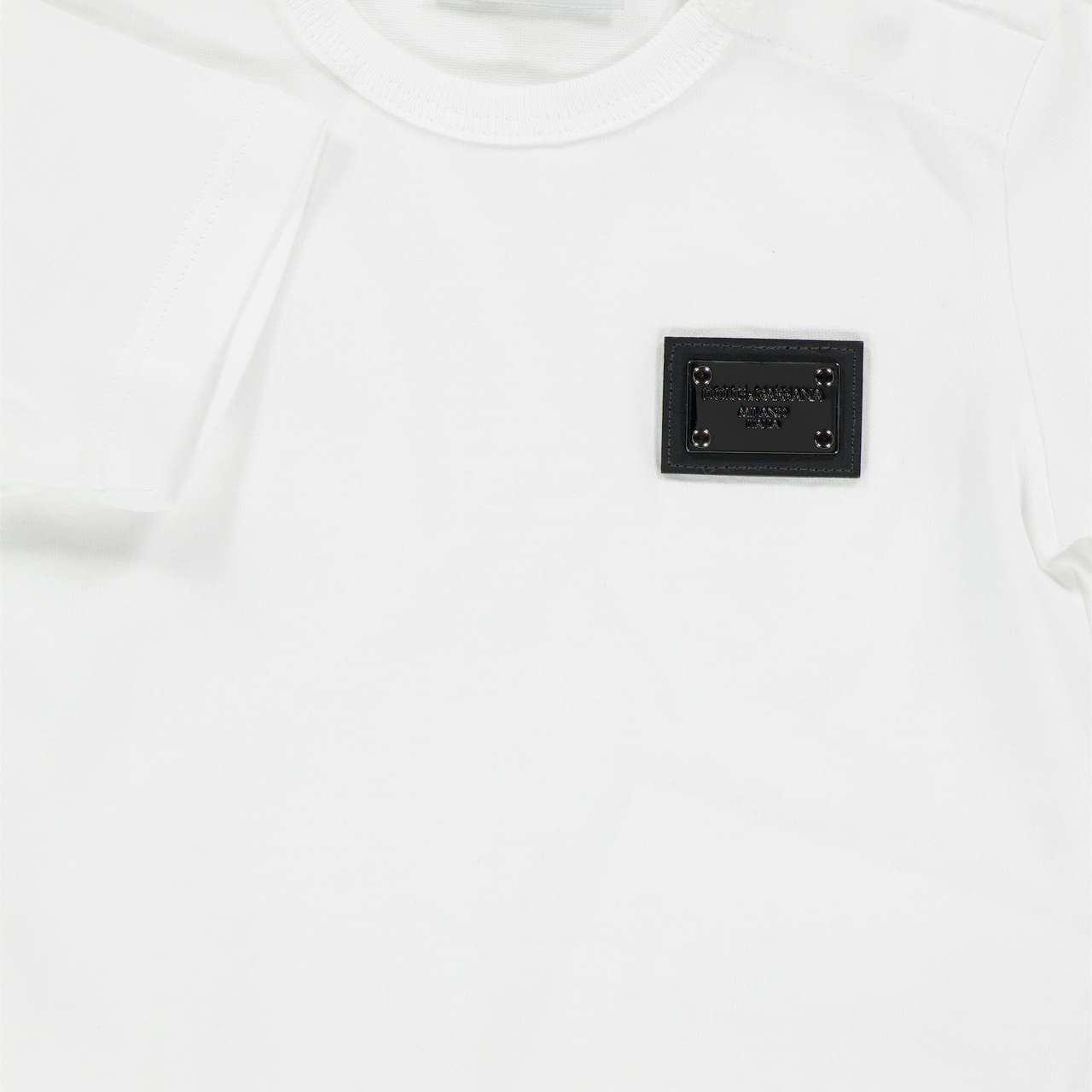 Dolce & Gabbana Baby Jongens T-Shirt In Wit