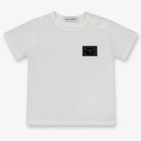 Dolce & Gabbana Baby Jongens T-Shirt In Wit