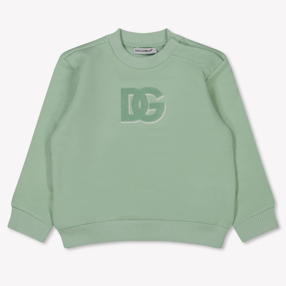 Dolce & Gabbana Baby Jongens Trui In Mint