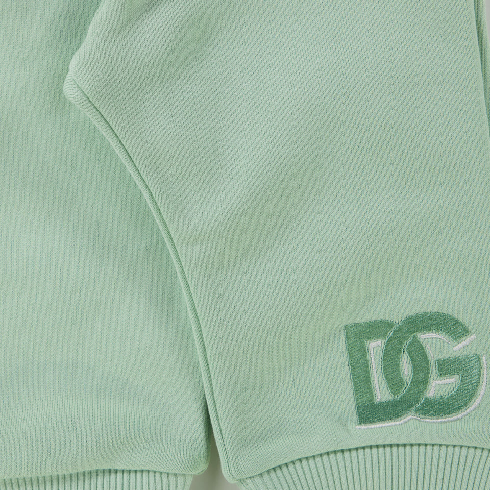 Dolce & Gabbana Baby Jongens Broek In Mint