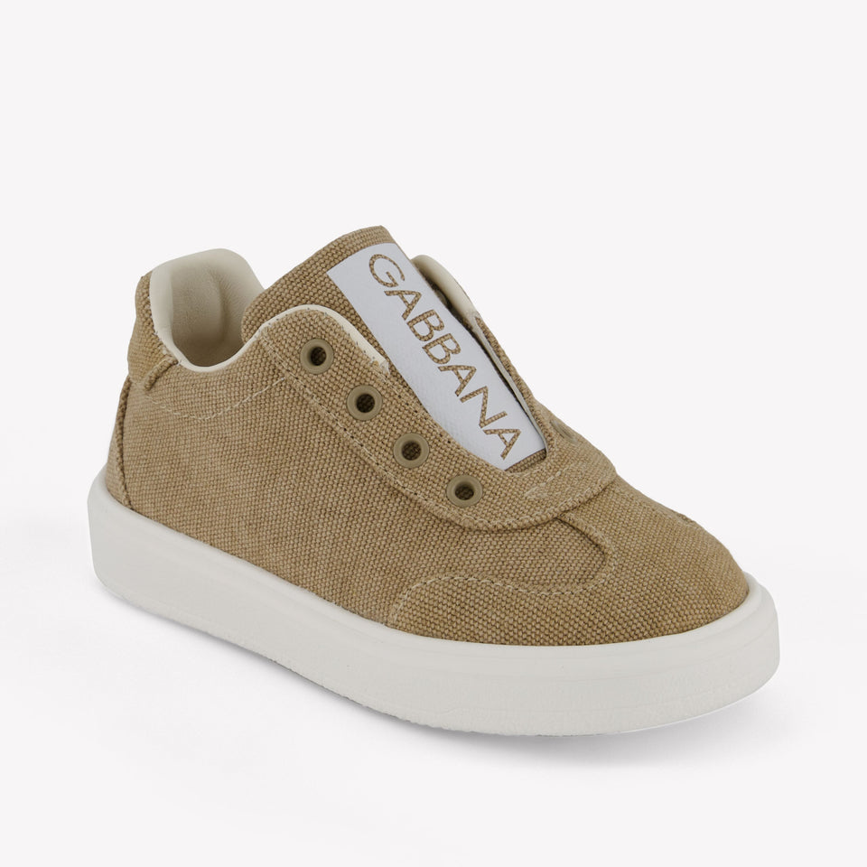 Dolce & Gabbana Boys Sneakers  Beige