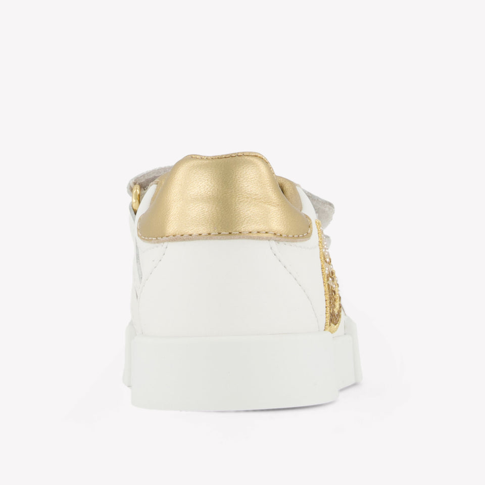 Dolce & Gabbana Girls Sneakers  White