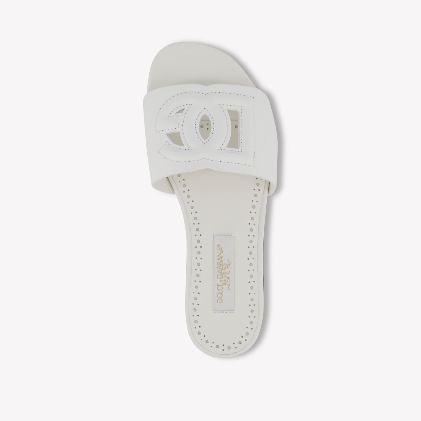 Dolce & Gabbana Meisjes Slippers In Wit