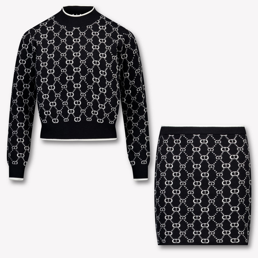 Twset Kids Girls Set  Black