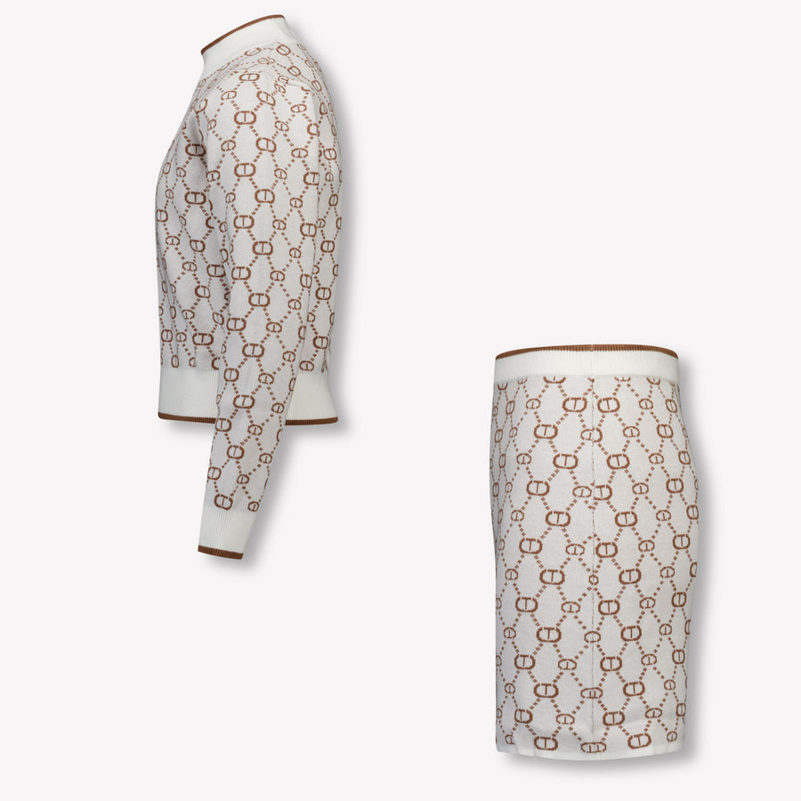 Twinset Kinder Meisjes Setje In Beige