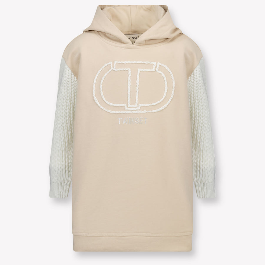 Twset Kids Girls Dress Beige