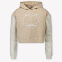 Twset Kids Girls Sweater  Beige