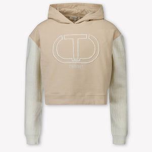 Twset Kids Girls Sweater  Beige