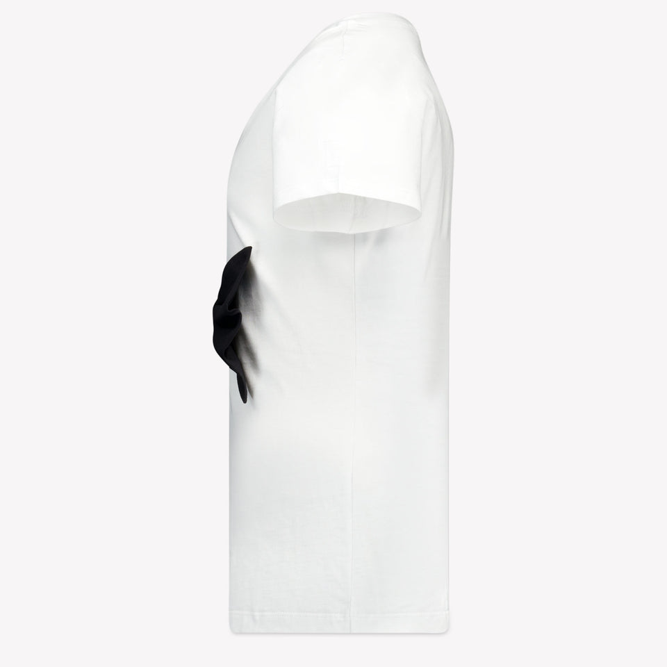 Balmain Kinder Meisjes T-Shirt In Wit