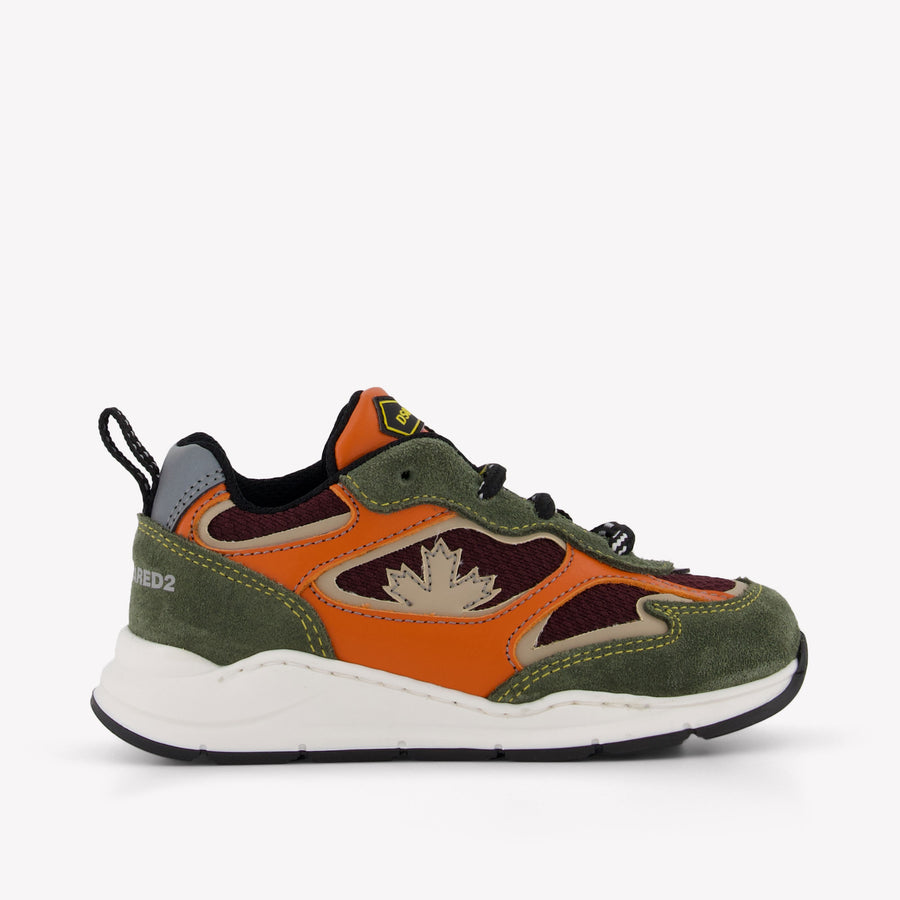 Dsquared2 Unisex Sneakers in Dark Green