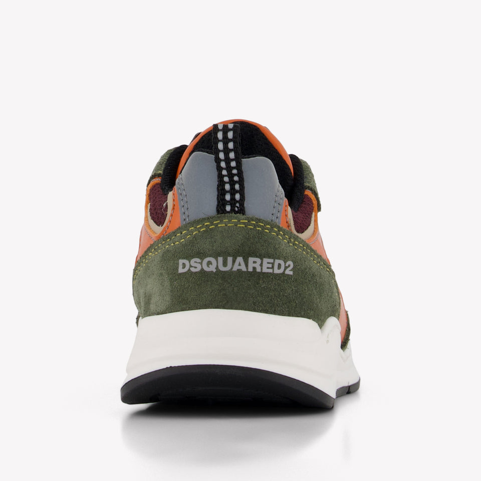 Dsquared2 Unisex Sneakers  Dark Green