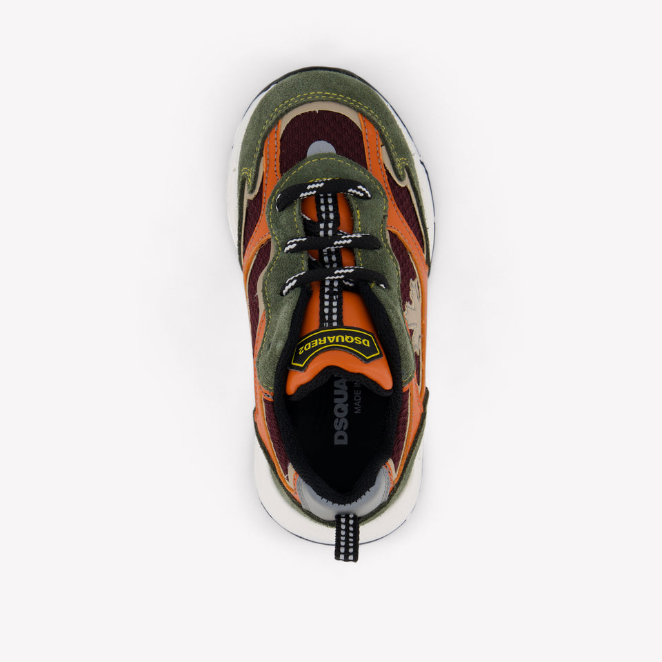 Dsquared2 Unisex Sneakers  Dark Green