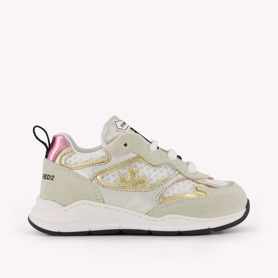 Dsquared2 Unisex Sneakers  Gold