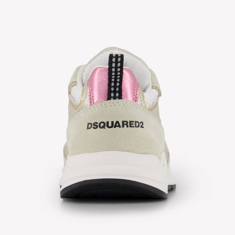 Dsquared2 Unisex Sneakers  Gold