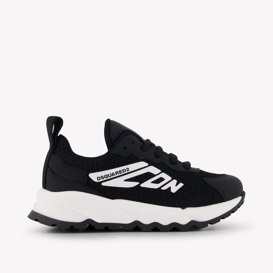 Dsquared2 Unisex Sneakers In Zwart