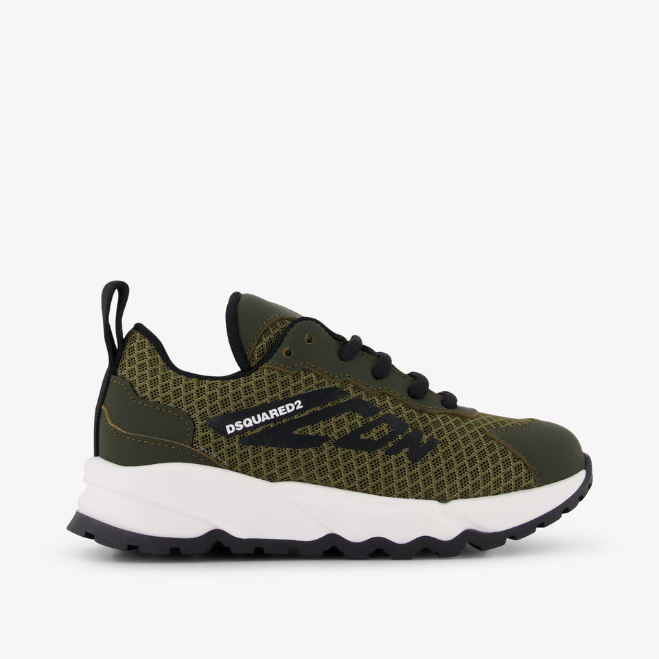 Dsquared2 Unisex Sneakers  Army