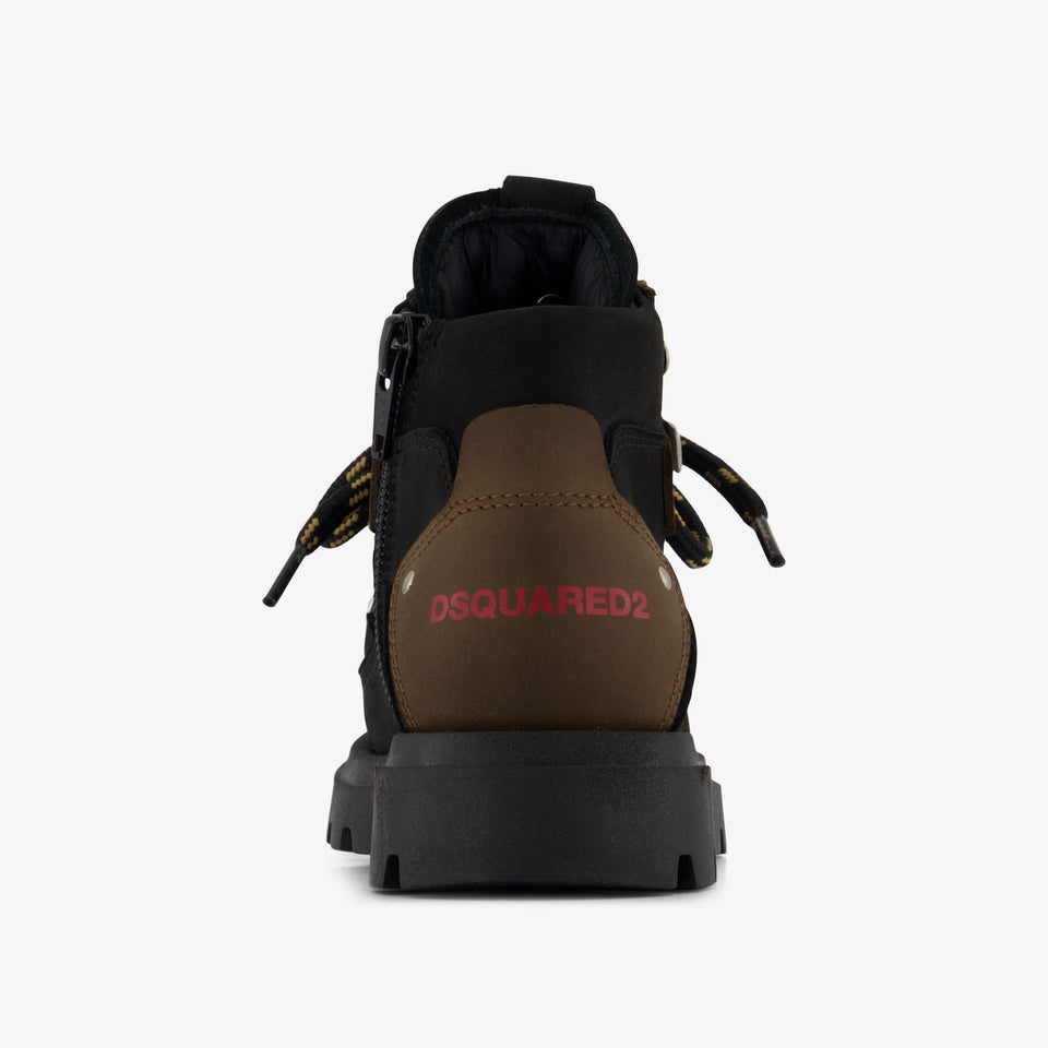 Dsquared2 Unisex Boots  Black